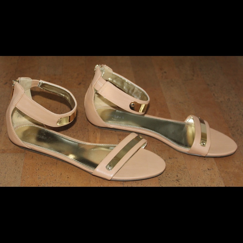 Nude Express Ankle Strap Sandals